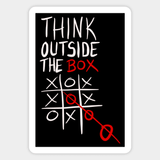 Think Outside The Box Magnet